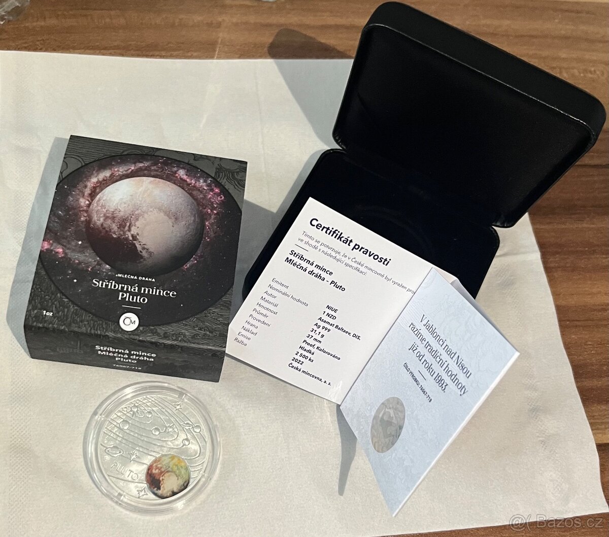 Stříbrná mince Pluto 1oz