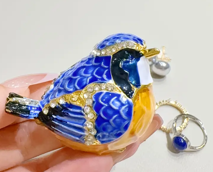 LUXUSNI ŠPERKOVNICE Ptáček STYL FABERGE