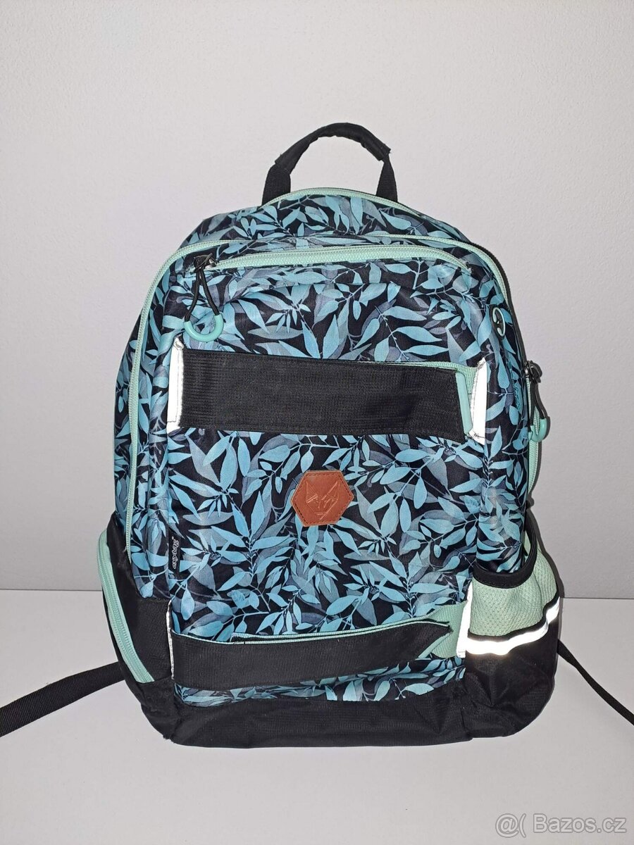 Studentský batoh OXYBAG tyrkysový TOP STAV