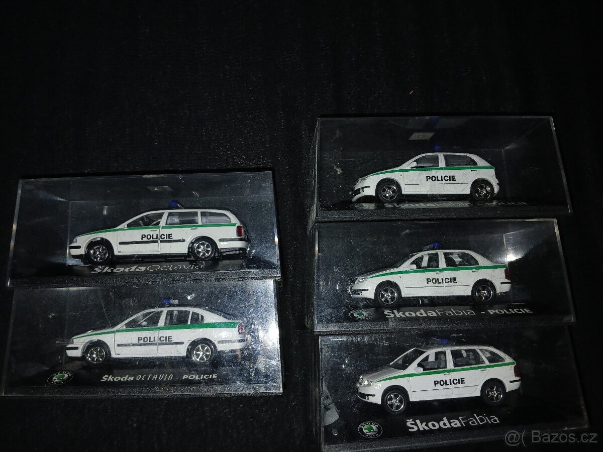 Skoda Fabia/octavia policie kaden 1:43