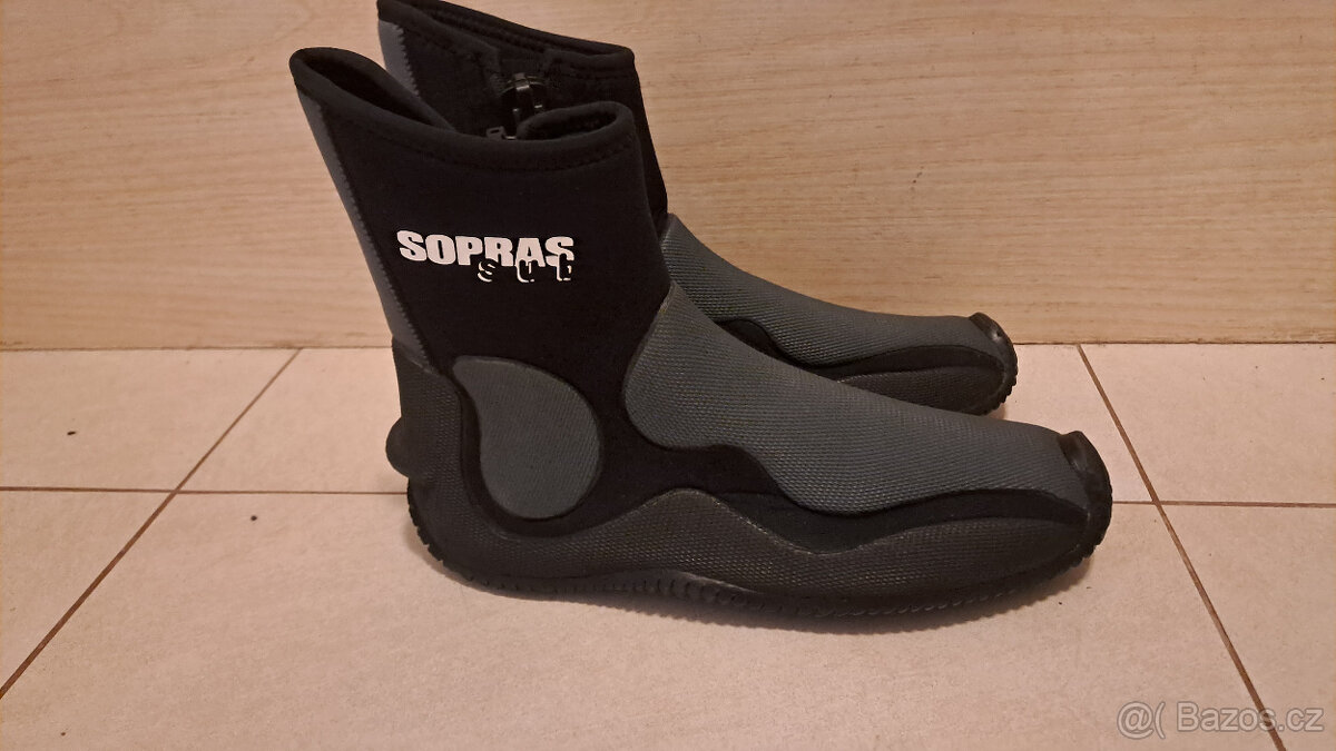 Neoprenové boty Sopras vel.8 cca 42