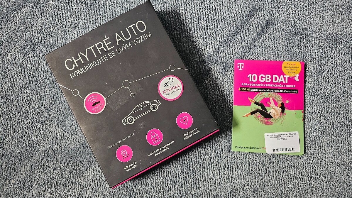 Zařízení pro chytré auto s WiFi (VM6500S) + simkarta