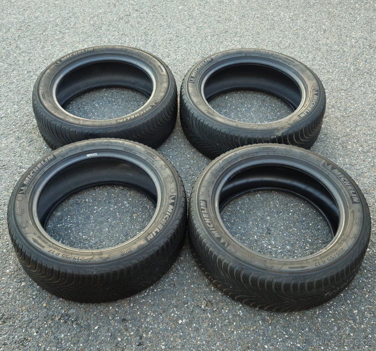 Prodám,  zimní pneu Michelin Pilot Alpin 5 215/55 17 98 V XL