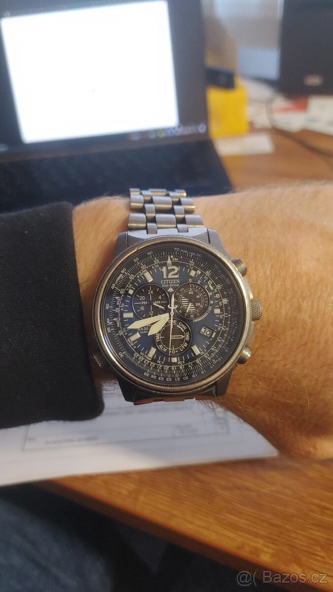 Citizen AS4050-51L titanové