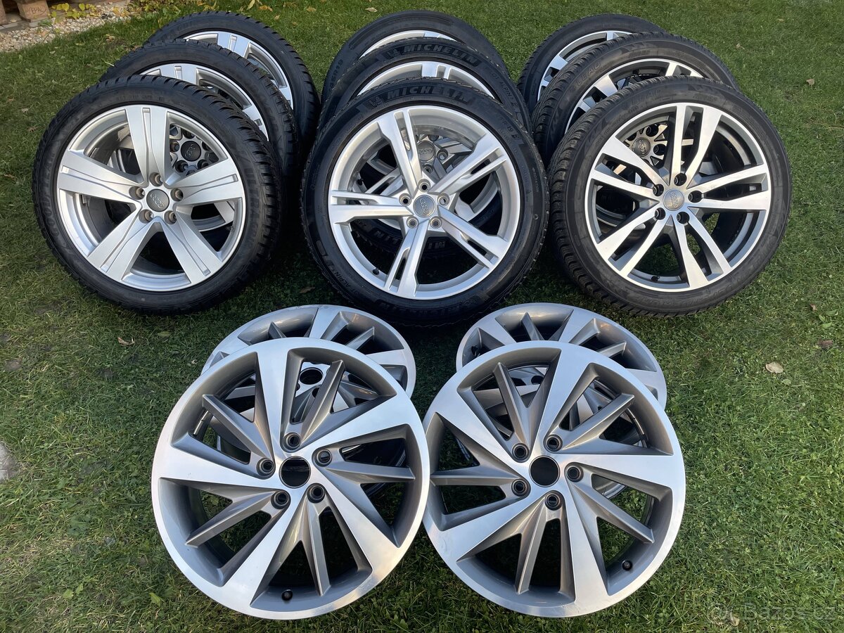 Orig. alu disky. AUDI SKODA SEAT VW 5x112 R18 R19