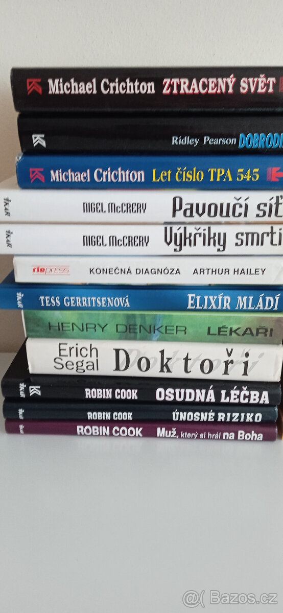 Většinou nové knihy jednou čtené - beletrie