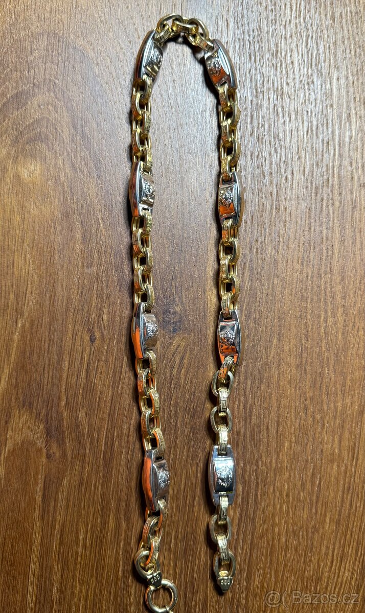 Zlatý řetěz Versace 61g