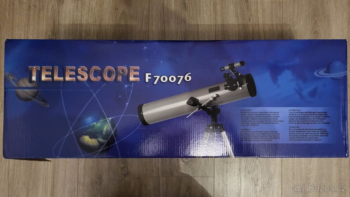 Hvězdářský dalekohled Telescope F70076