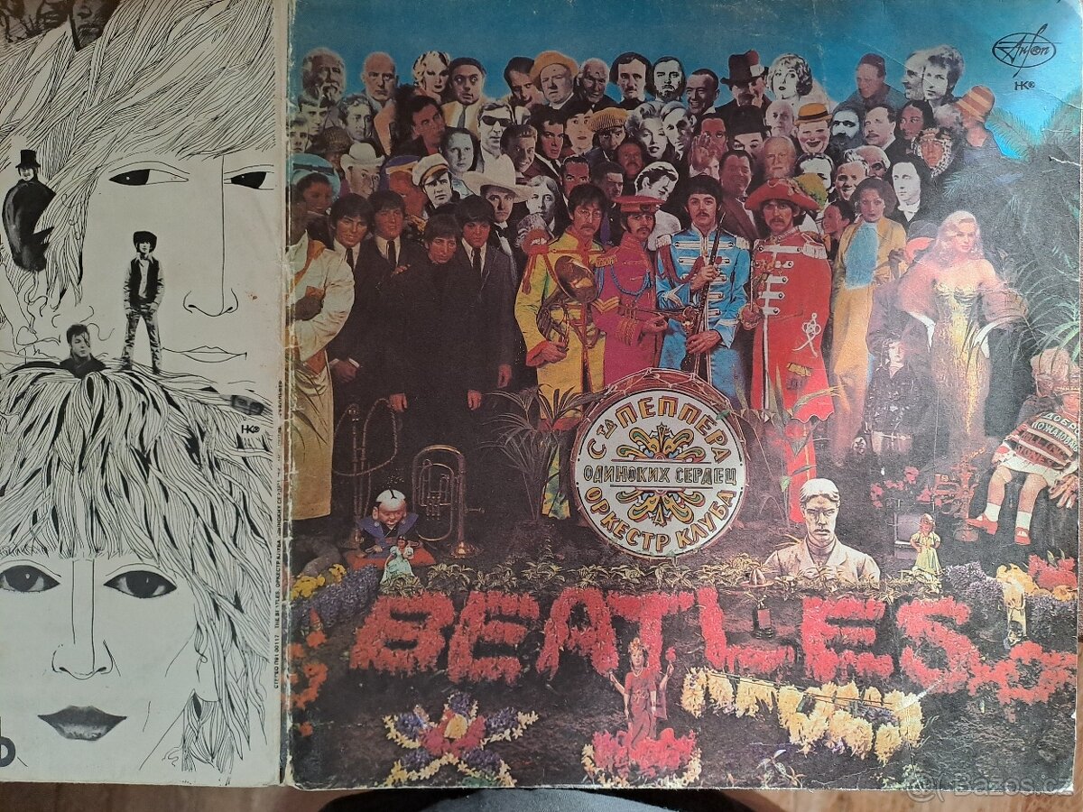 2x vinyl - Beatles - stg. Pepper - Revolver