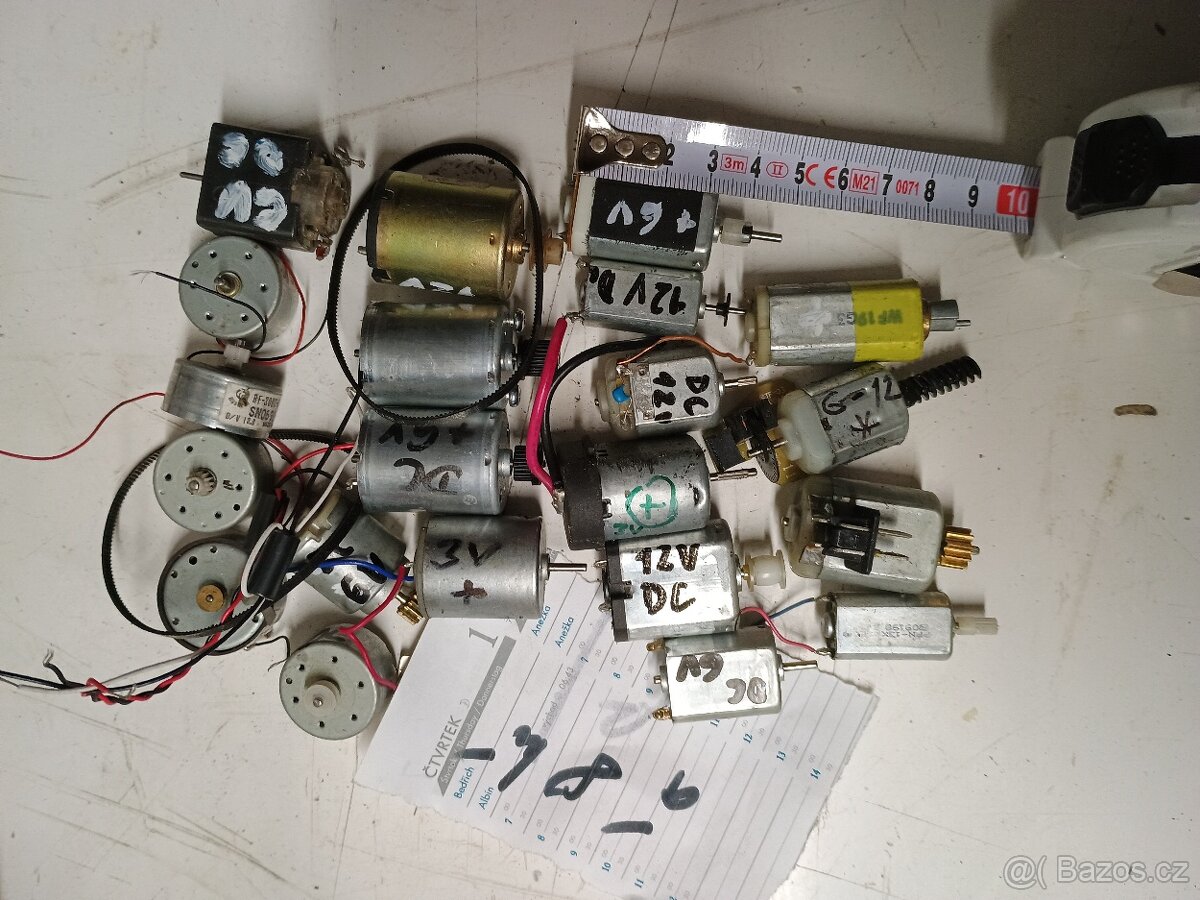 Motorky na DC napětí