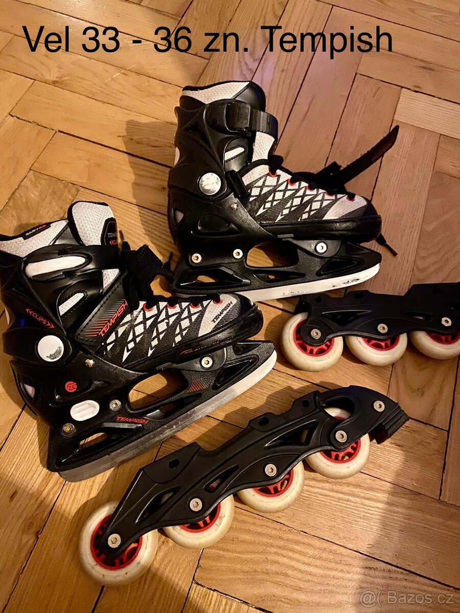 Rostoucí brusle 2 v 1 vel. 33 - 36