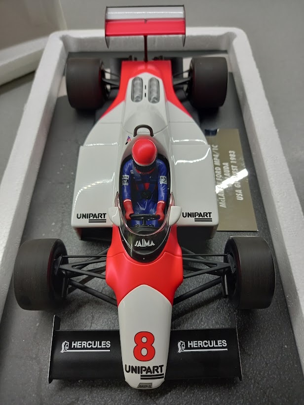 F1 MCLAREN MP4/1C FORD USA WEST GP 1983  NIKI LAUDA  1:18