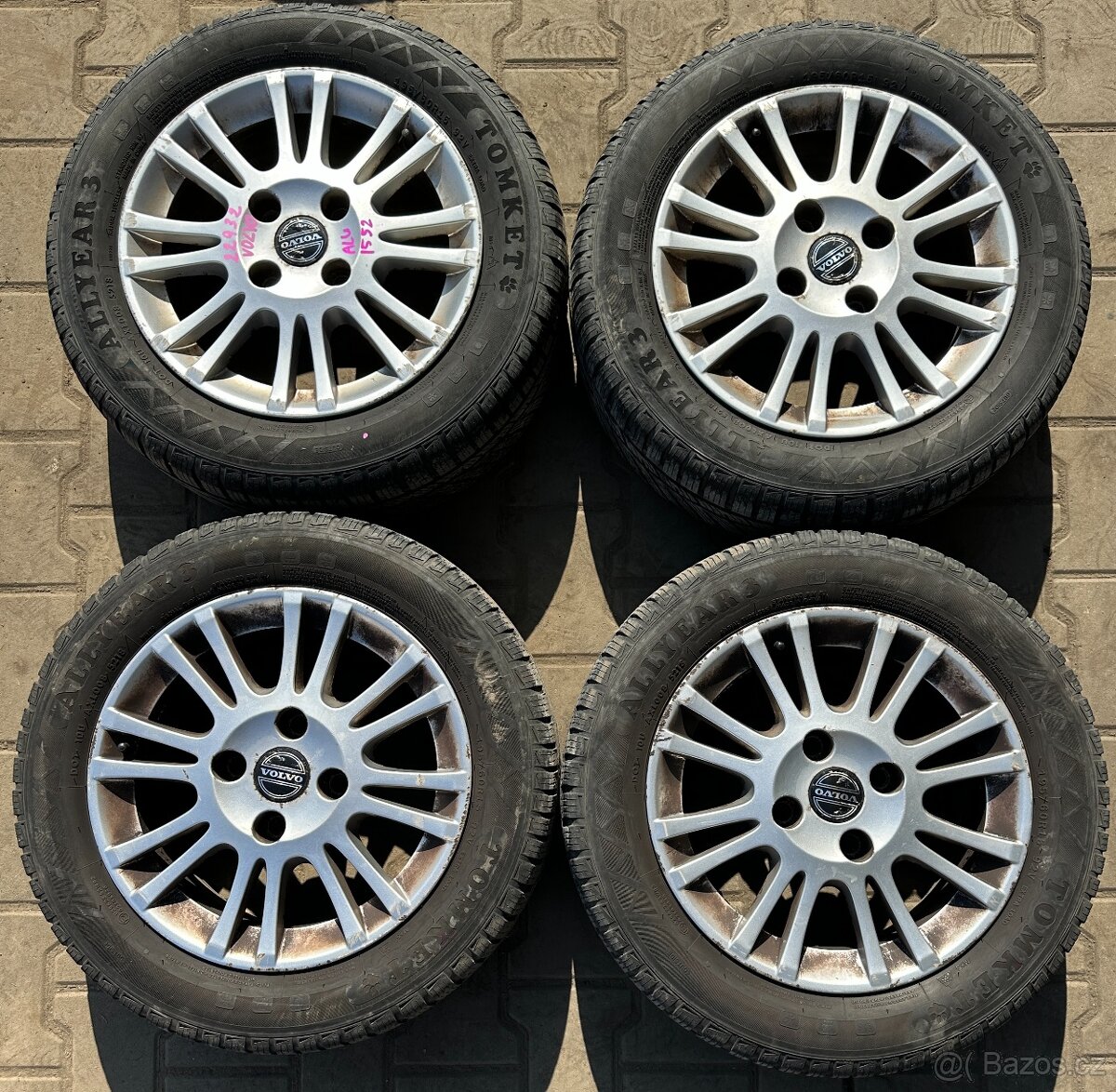 Prodám ALU kola Volvo č. 1552