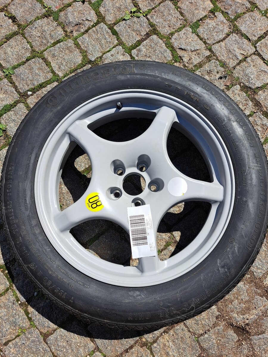 ALU dojezdové kolo BMW X5 X6 X7 5x112x66,6 155/80 R19