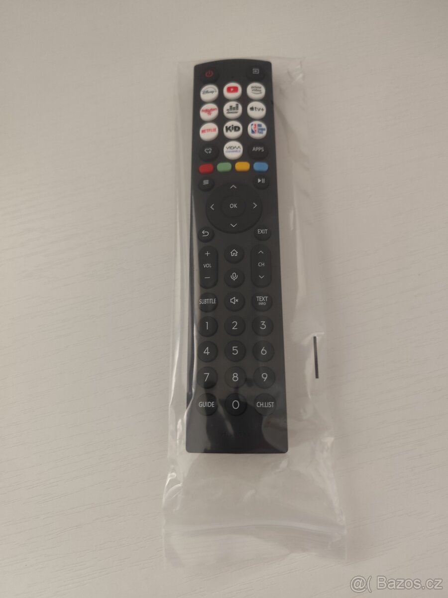 Ovladač na TV Hisense