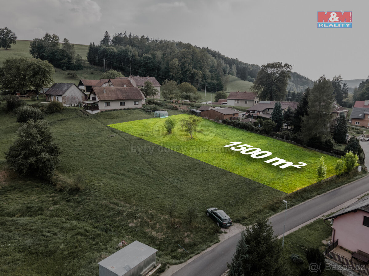 Prodej pozemku k bydlení, 1500 m², Česká Rybná