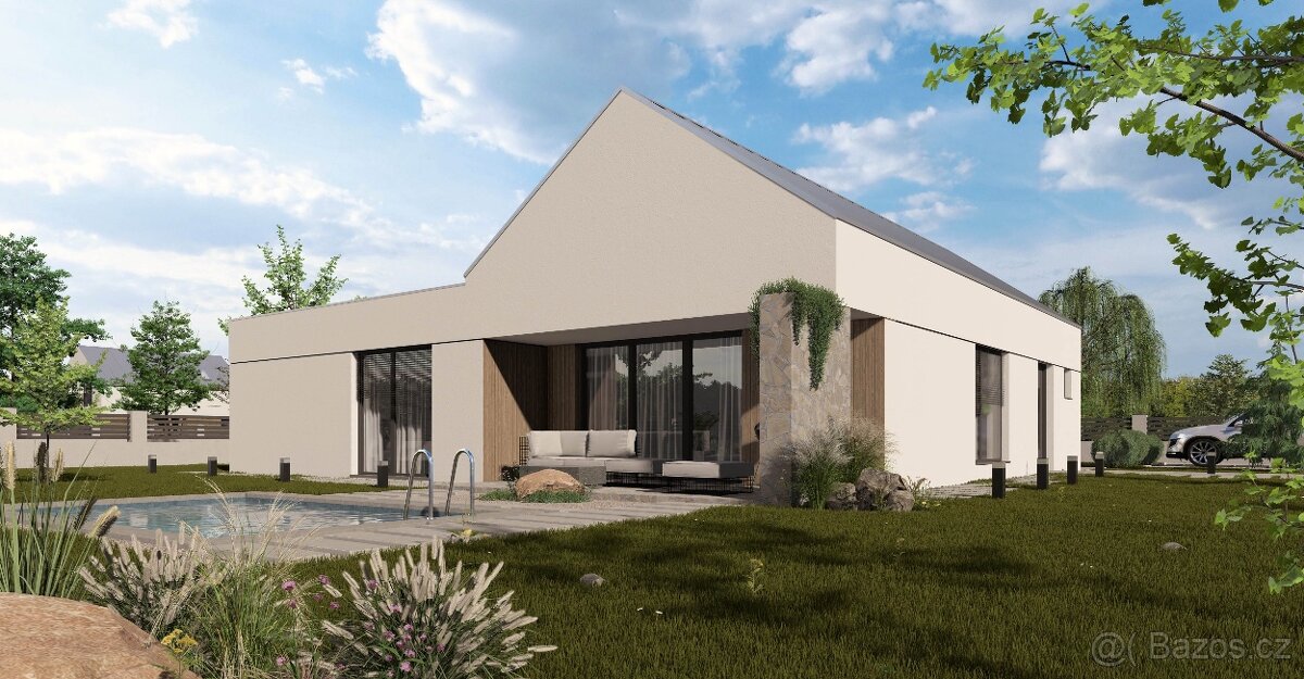 Rodinný dům s užitnou plochou 110 m2 a dispozicí 5+kk