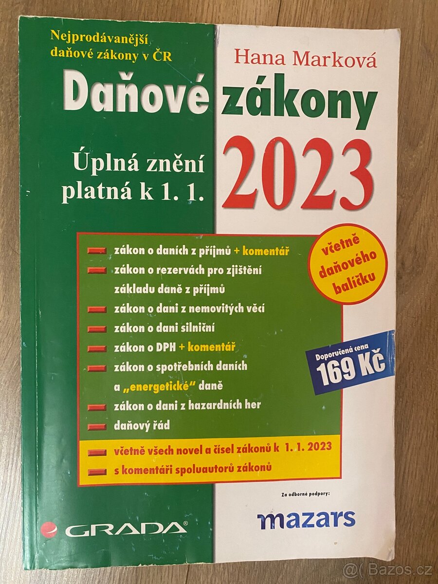 Daňového zákony 2023