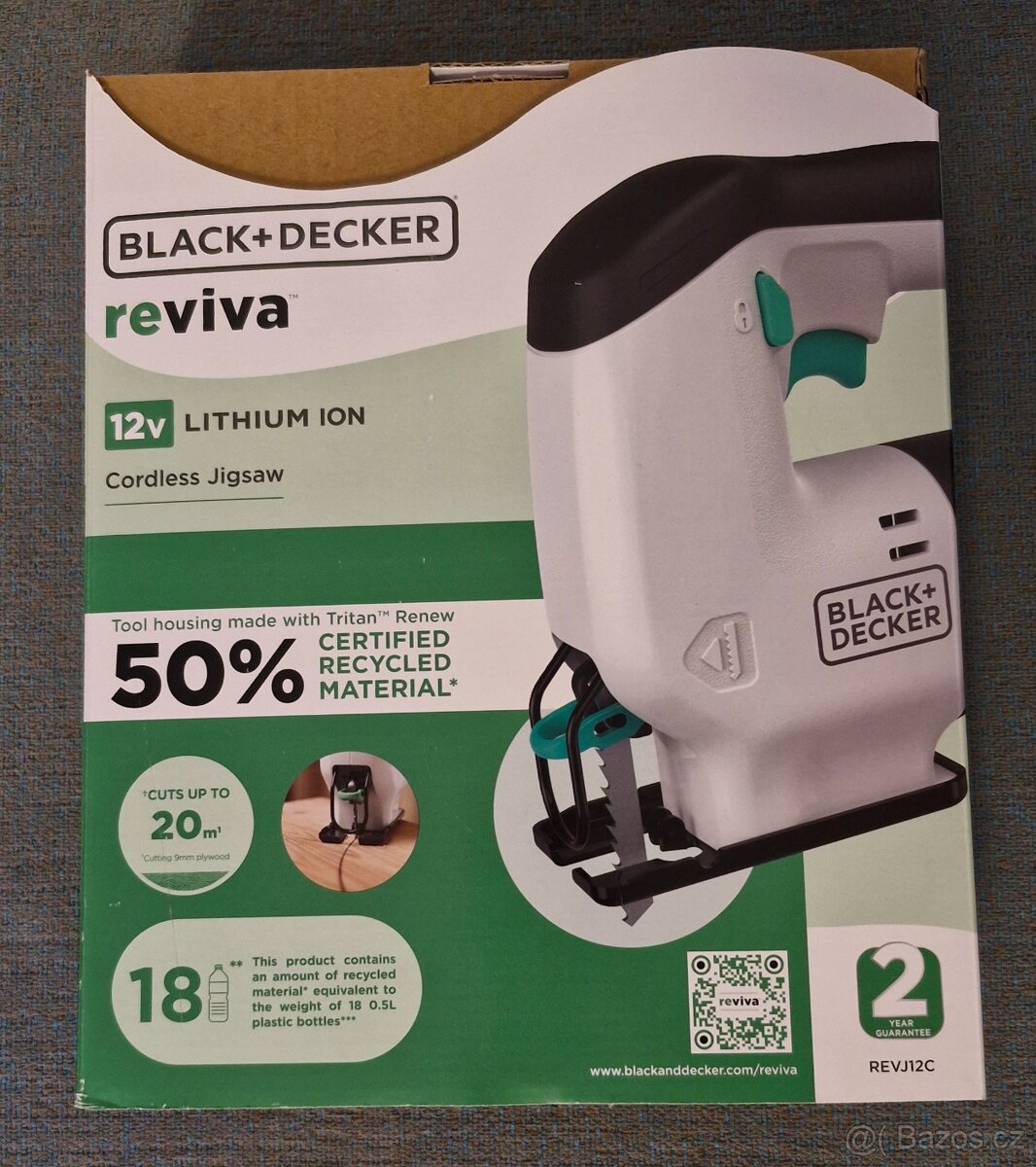 Black & Decker AKU přímočará pila REVJ12C