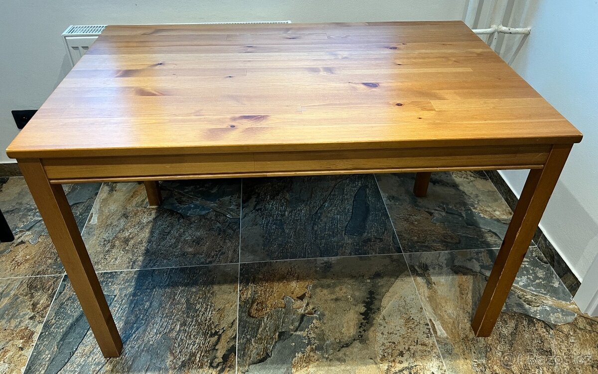 IKEA jídelní stůl, dřevo, masiv -JOKKMOKK.
