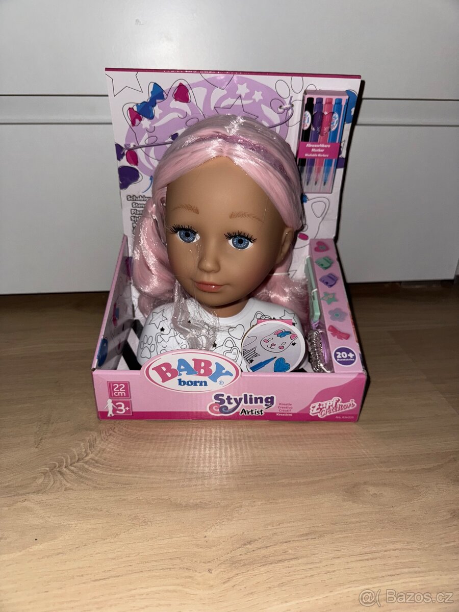 Nová kreativní česací hlava Baby born