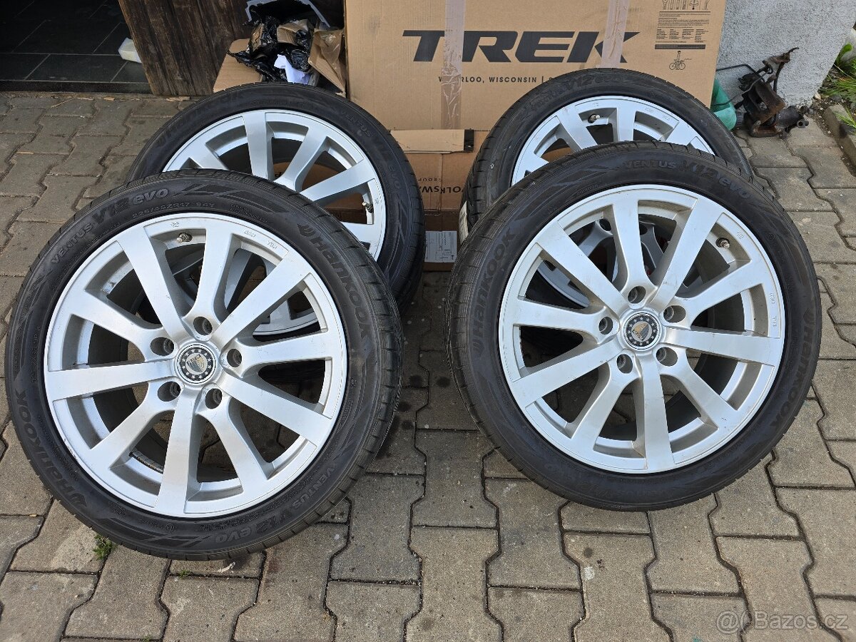pneu alu kola 5x120 r17 225/45 r17 hankook