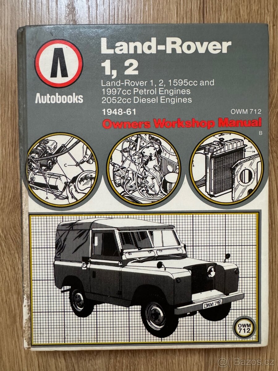 LAND ROVER montážní manual a sběratelská publikace