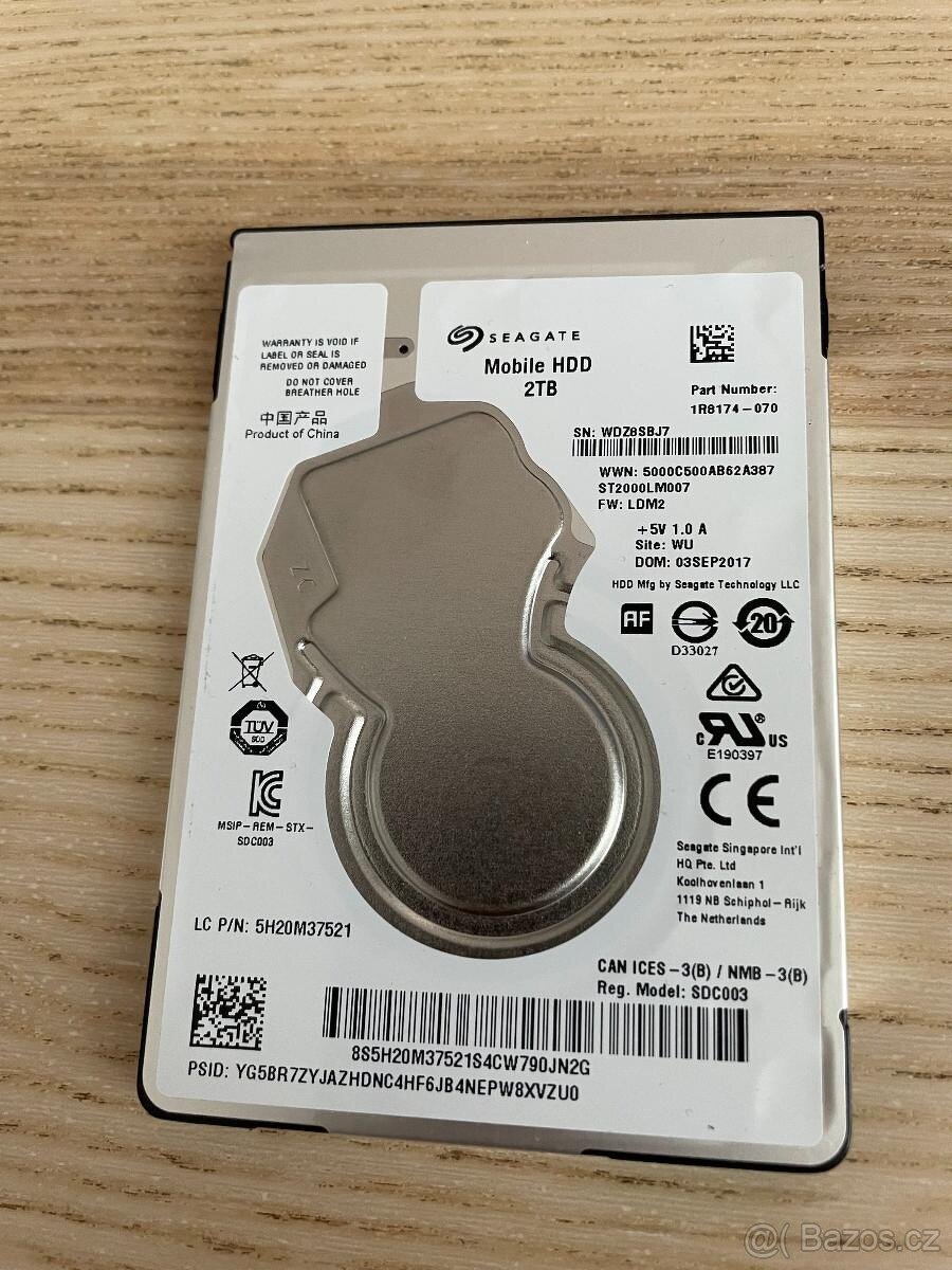 2TB Seagate HDD