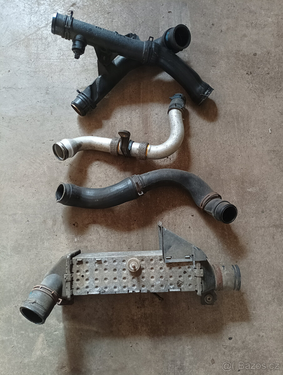 Mezichladič + trubky 1.9 tdi 66kw 81kw