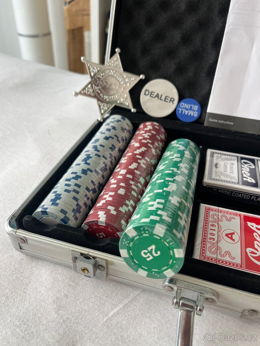Pokerový kufřík, nepoužitý