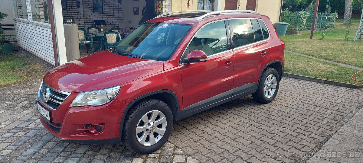 VW Tiguan 2.0 TDI,103 kW,DSG,4x4,1majitel,ČR,serv.kniha,