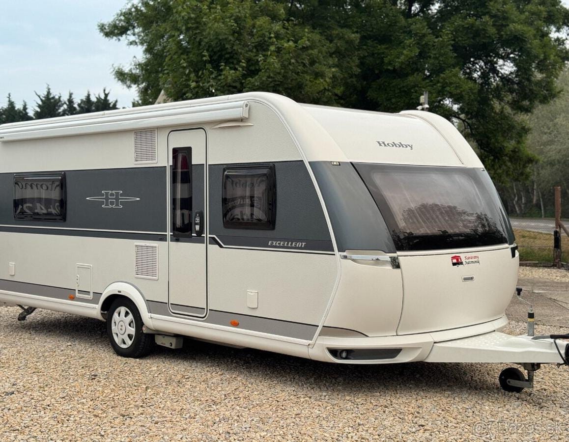 Luxusní karavan Hobby excelent LEVNĚ AKCE JEN NA VÍKEND