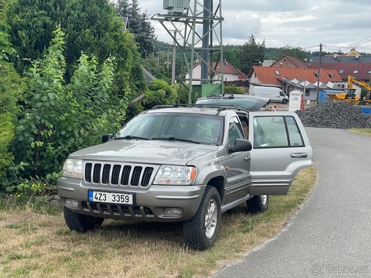 Jeep Grand cherokee WJ 4.7 V8, LPG, nízký nájezd