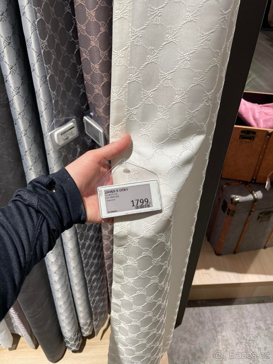 Joop ZÁVĚS S OČKY, neprůhledné, 140/250 cm, 2ks
