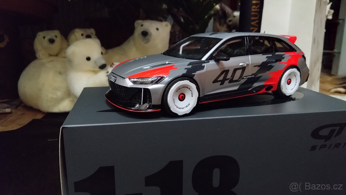 Predam model Audi RS6 concept v mierke 1:18