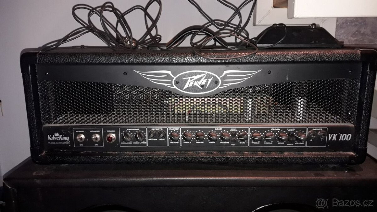 Peavey Valveking VK100 + 4x12 reprobox. CELESTION ROCKET