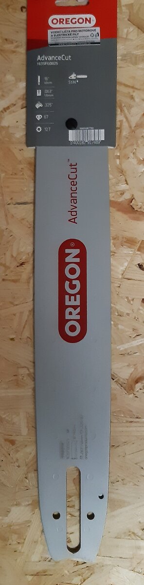 VODICÍ LIŠTA OREGON 40 CM.