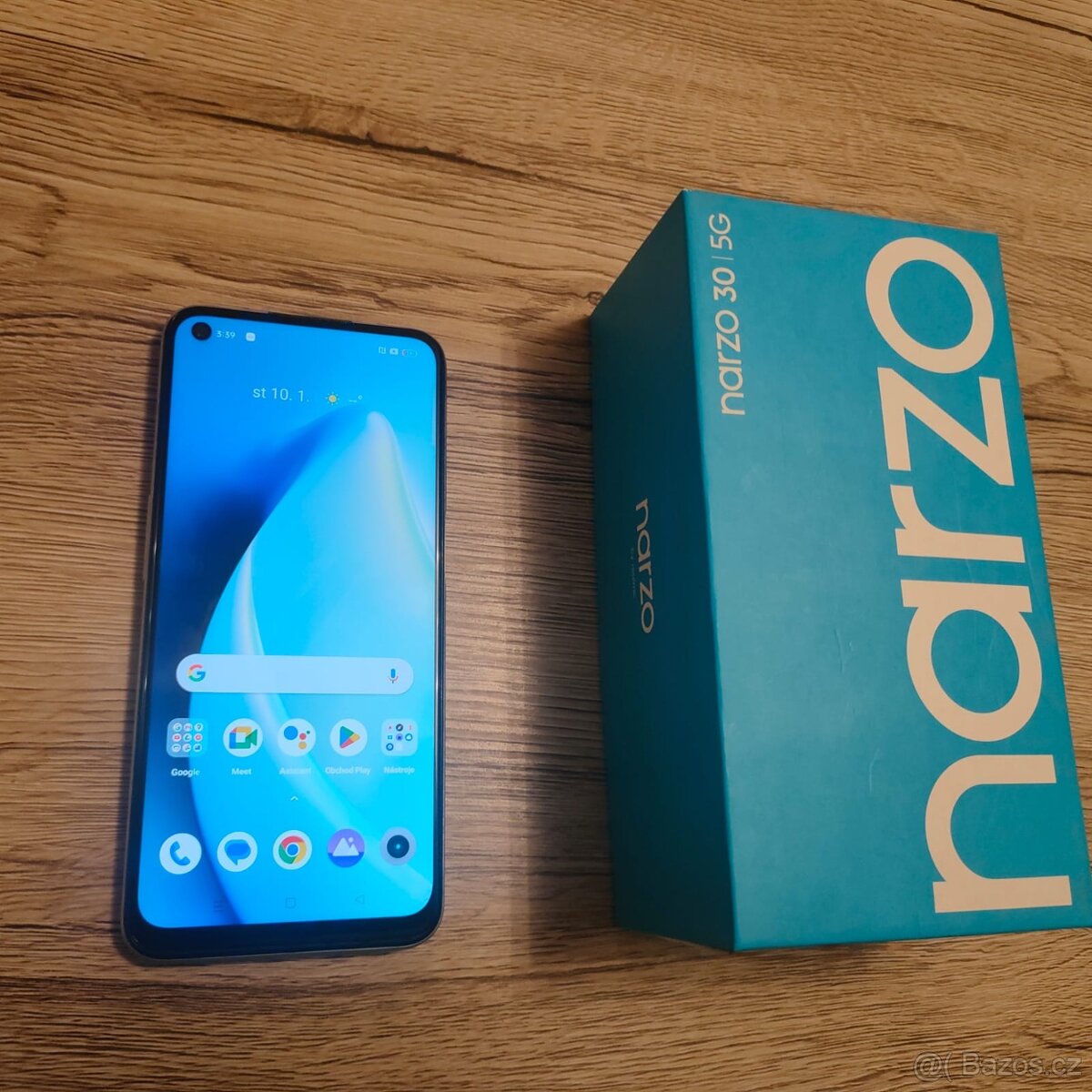 Realme Narzo 30 5G-6,5"IPS/ 128GBÚ 48 Mpx/ stříbrná