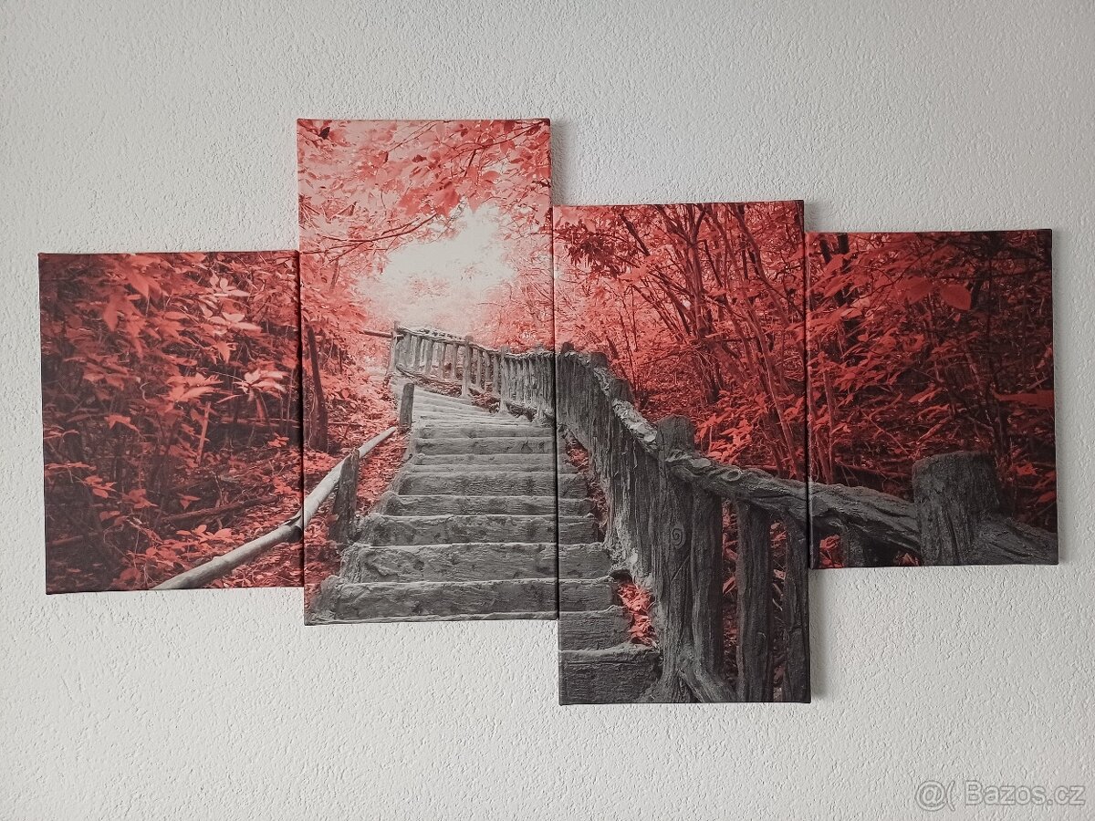 Obraz 4dílný 120x70cm