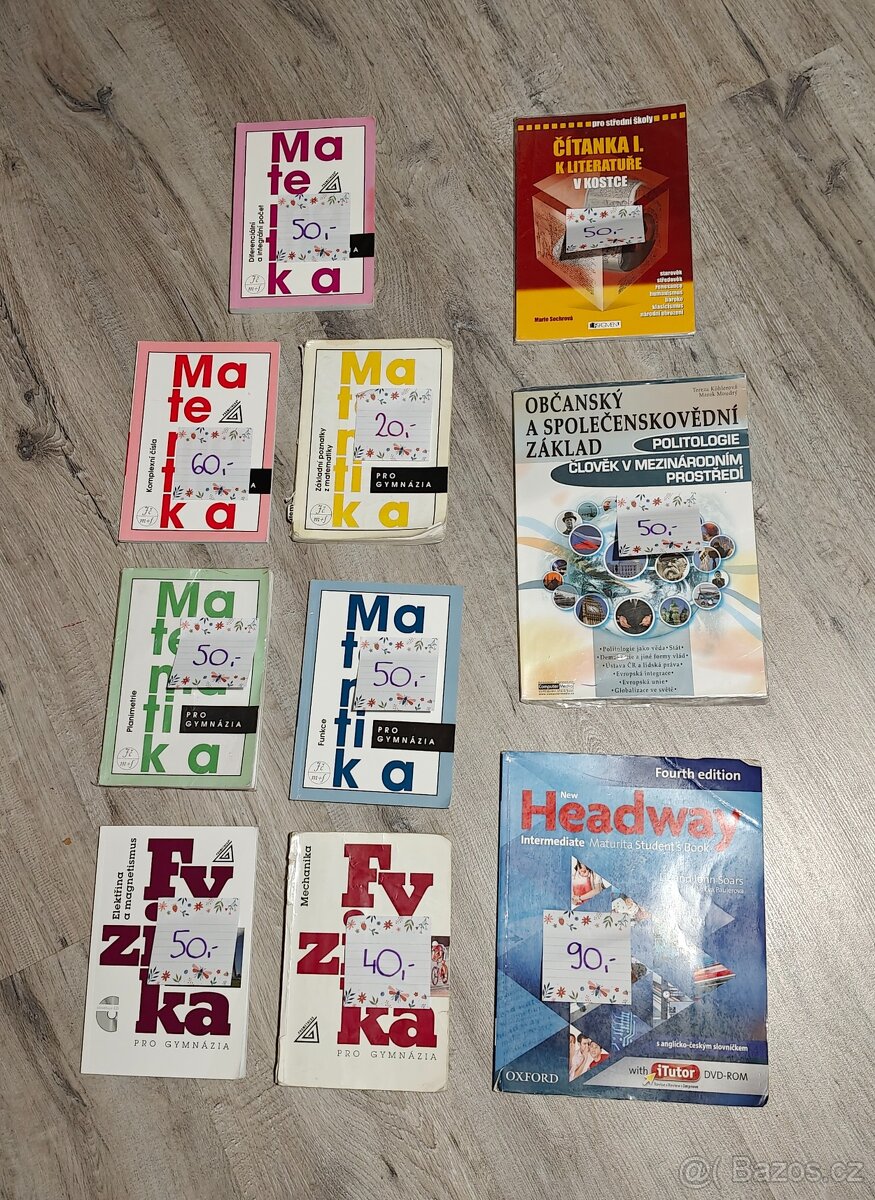 Prodám různé učebnice pro SŠ