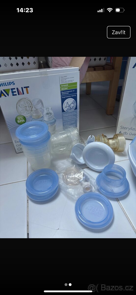 Odsávačka, sterilizátor, ohřívač lahví