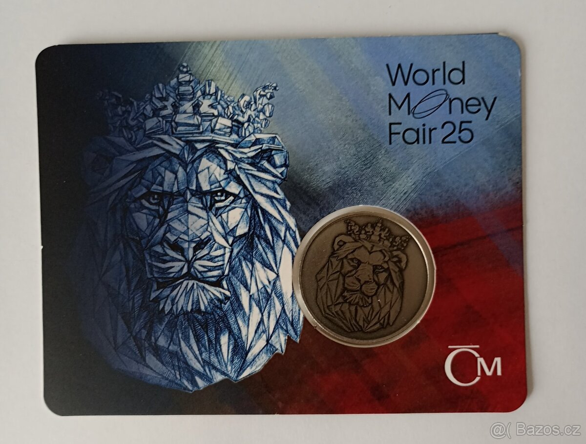 Žeton Český lev inkuse kolor stand 2025