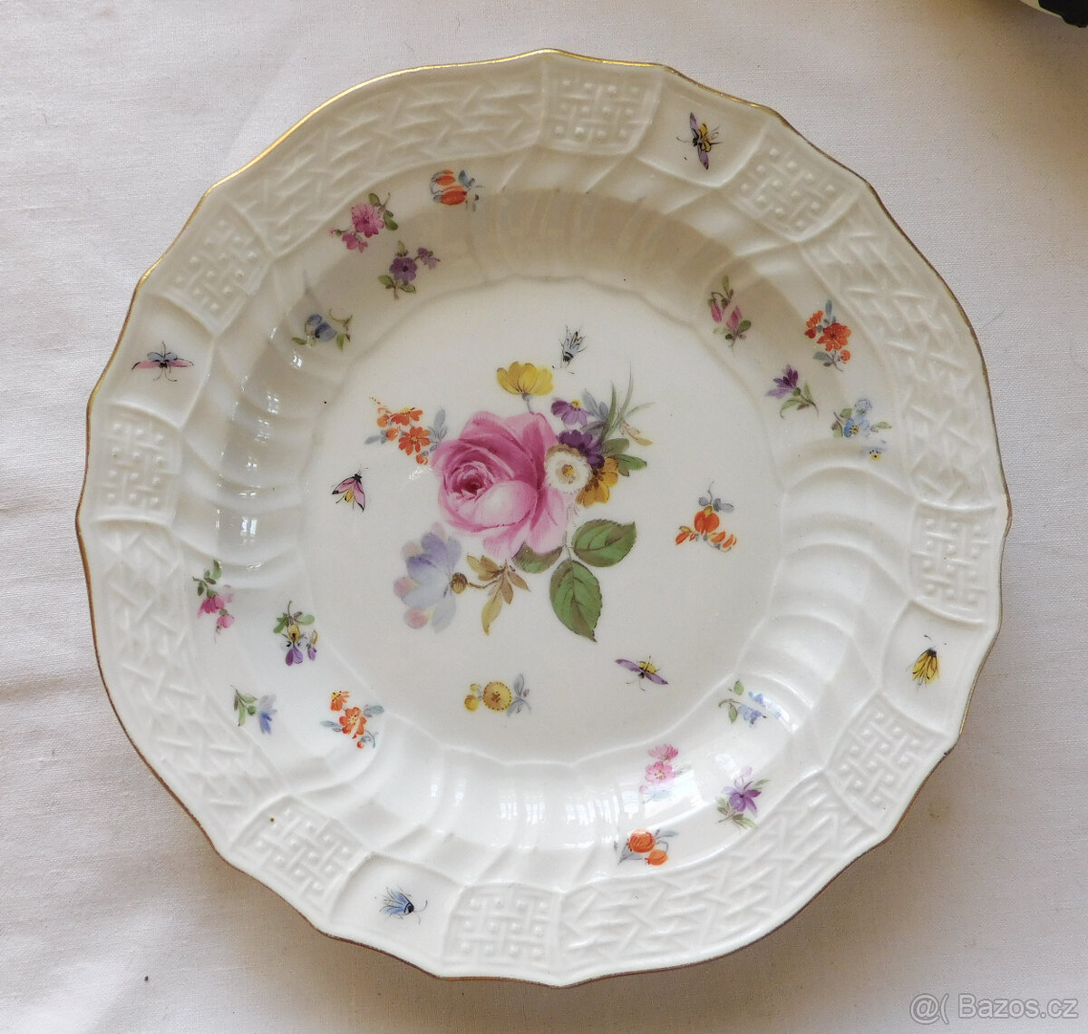 Porcelánový talíř - Míšeň, Meissen