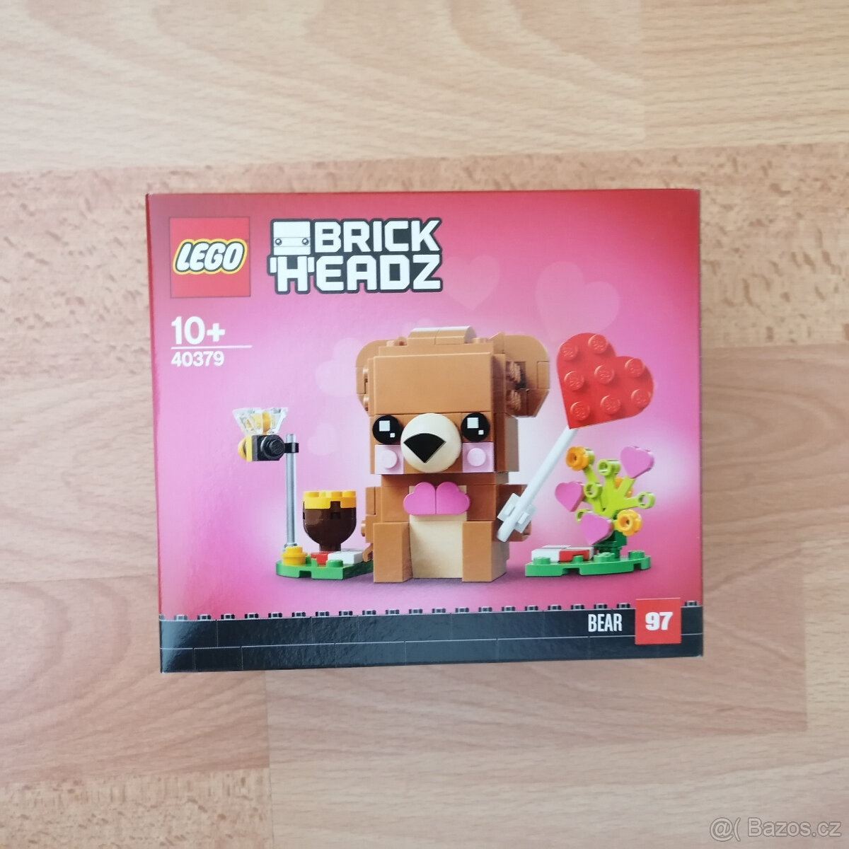 LEGO BrickHeadz 40379 Valentýnský medvídek