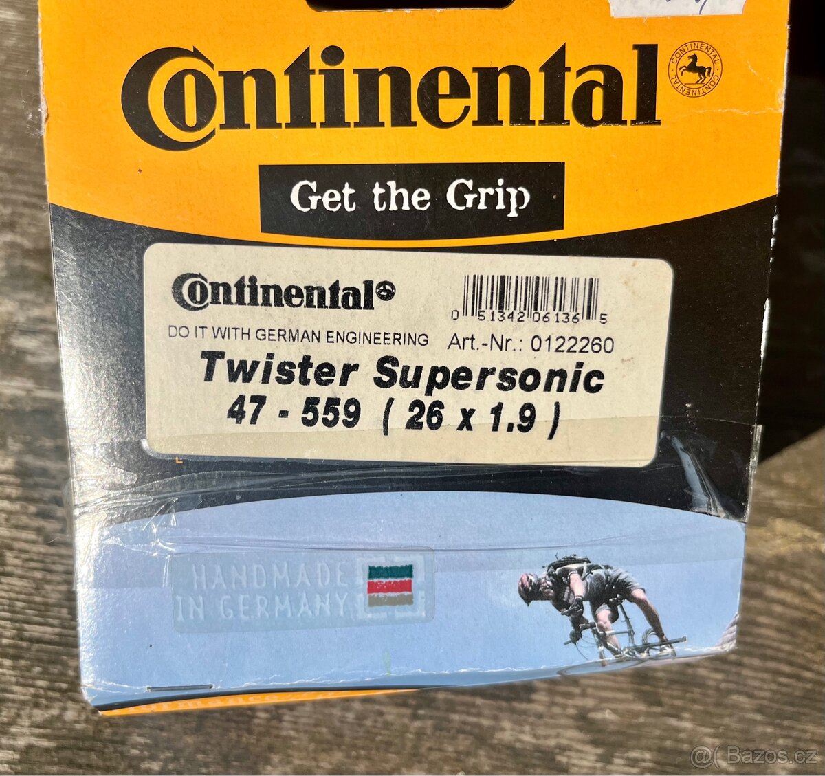 Predám NOVÝ plášť na MTB Continental Twister 26 x 1.90