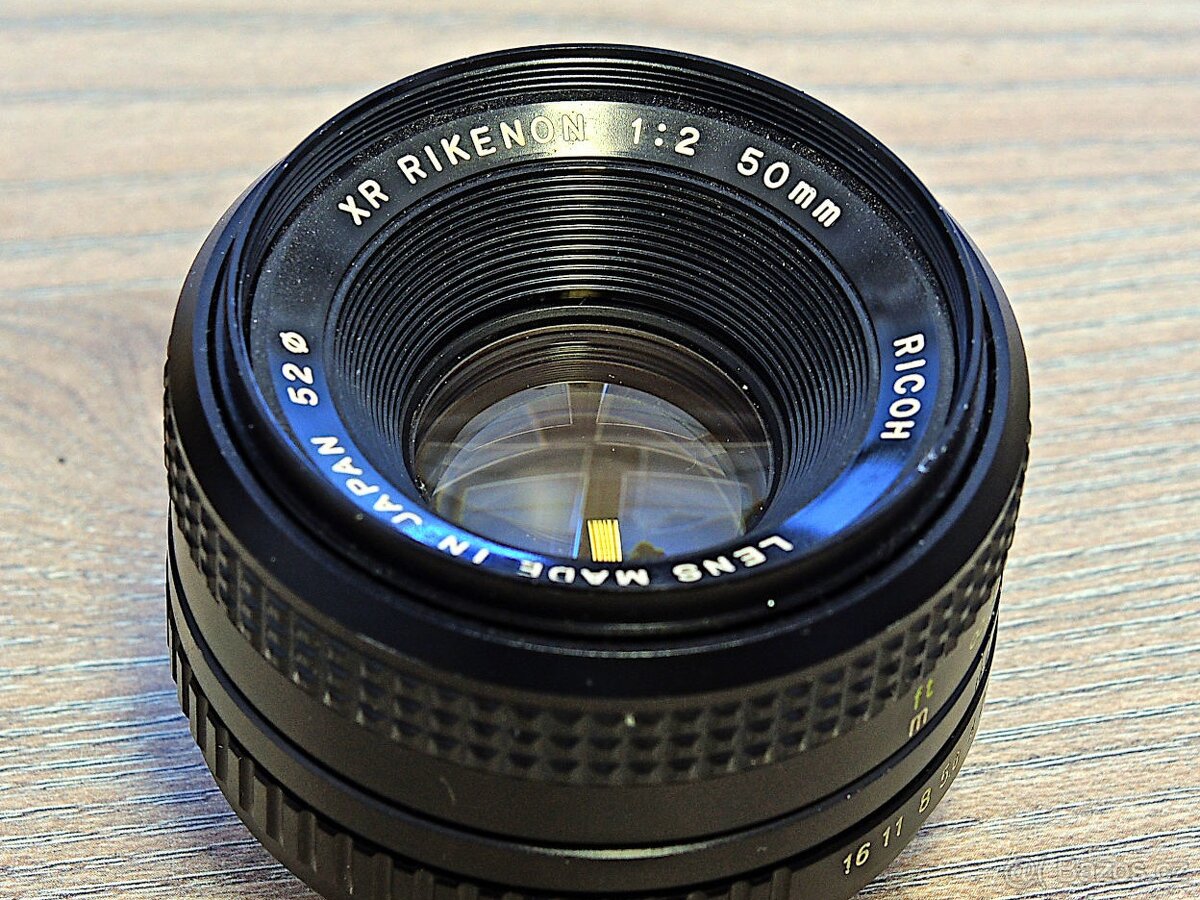 Objektiv XR Rikenon 50mm F 2.0 - bajonet Pentax K