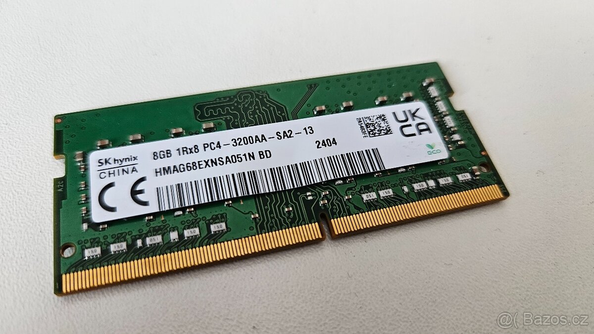 Paměť SK Hynix DDR4 8 GB do notebooku