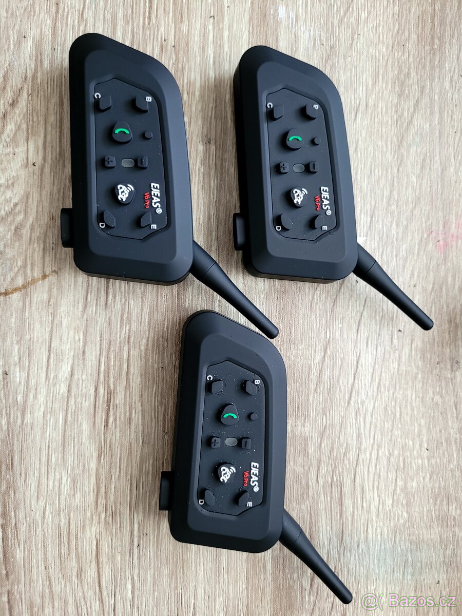 EJEAS V6PRO+ Interkom pro motocykly