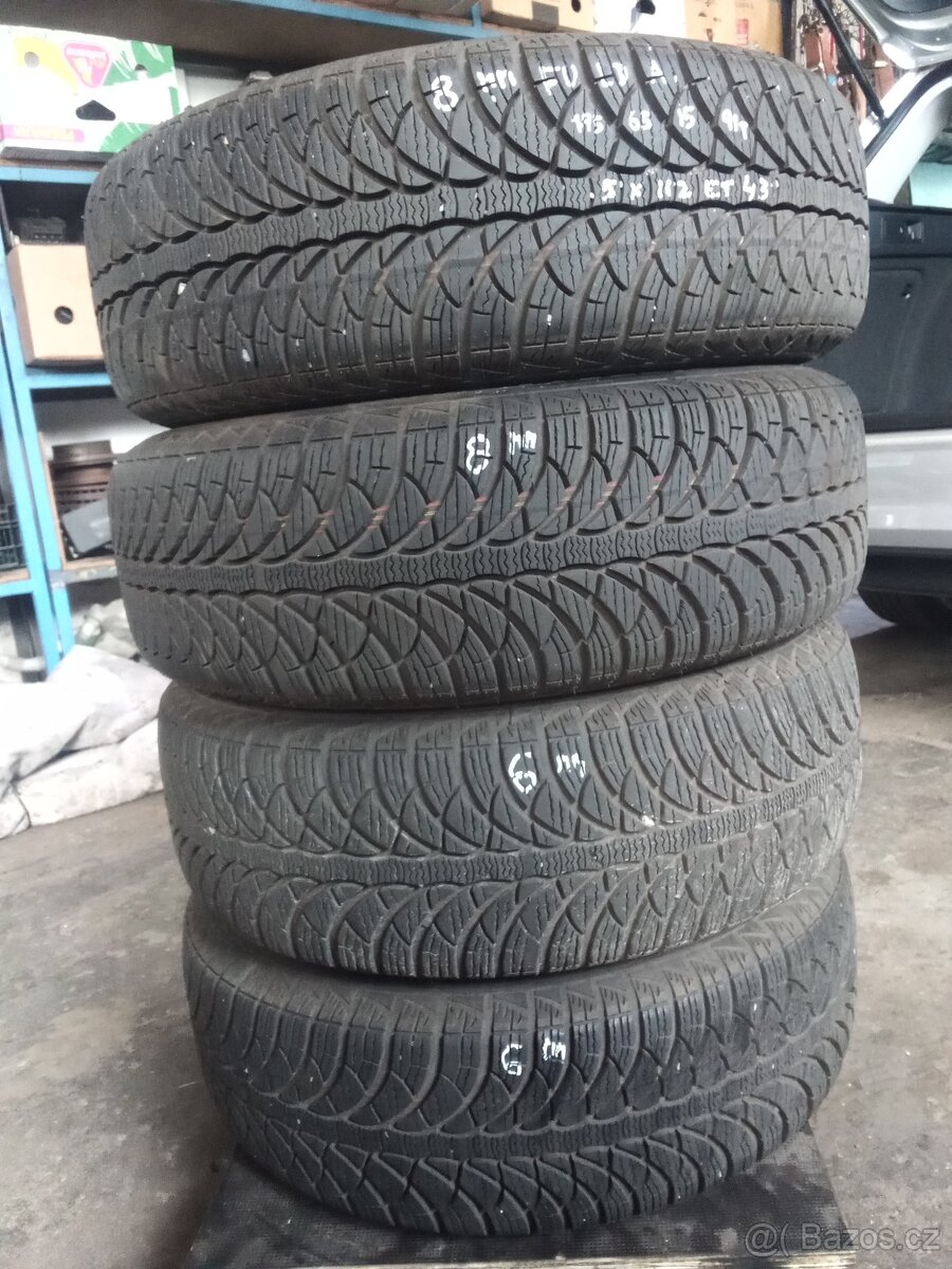 Kompletní zimní sada disků Škoda, VW, SEAT + pneu FULDA