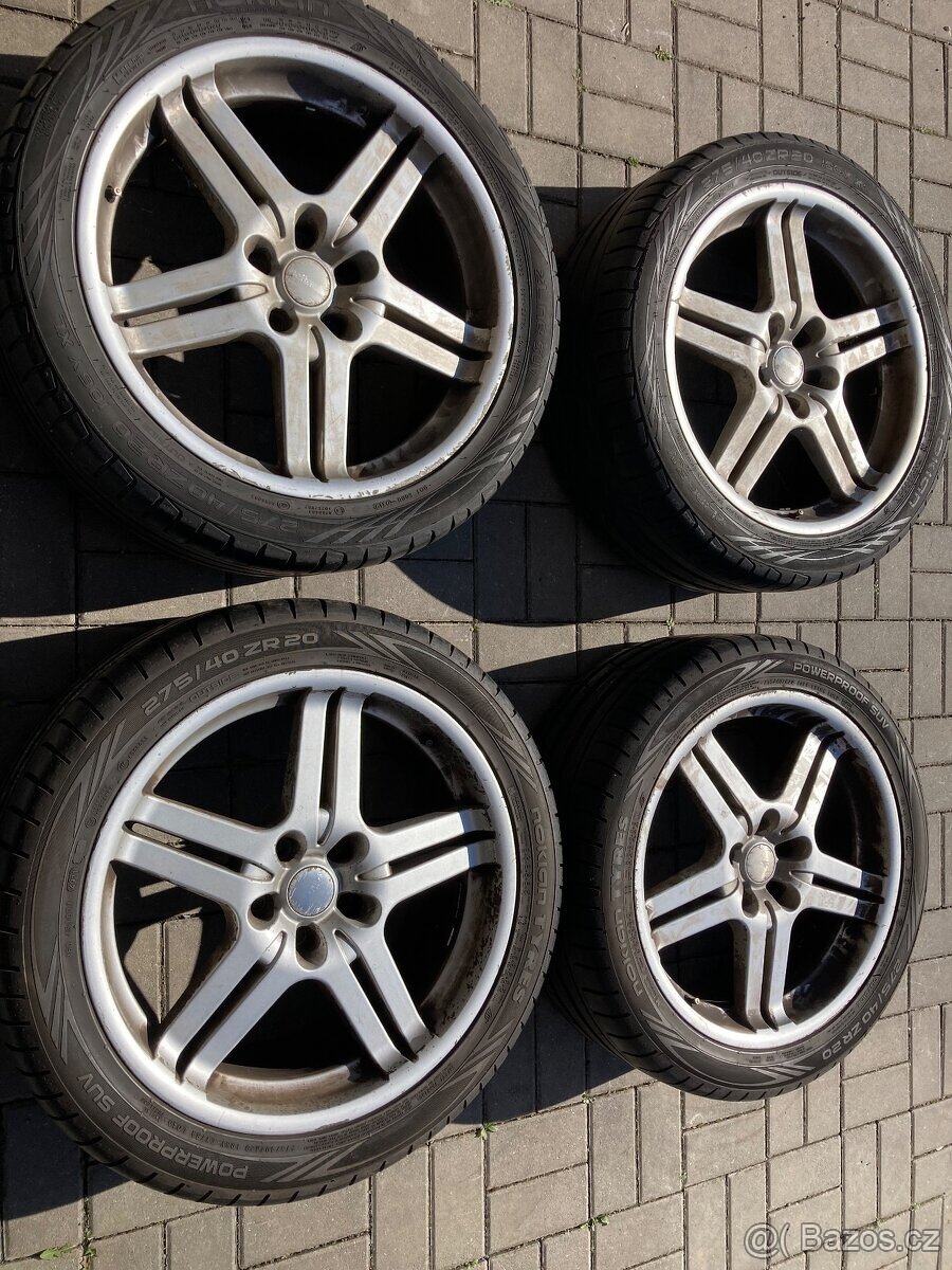 20” letni BMW X5 5x120, střed 72